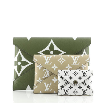 Louis Vuitton, Bags, Lv Green Kirigami Pochette