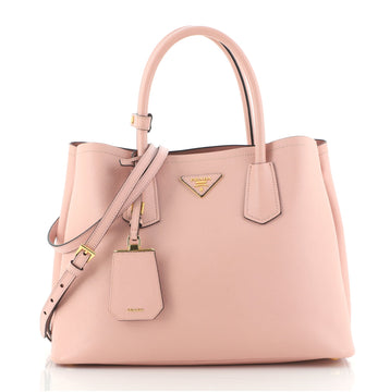 Prada Cuir Double Tote Saffiano Leather Medium