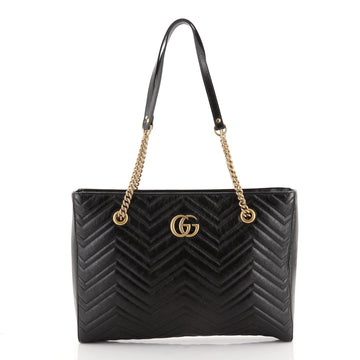 Gucci GG Marmont Zip Tote Matelasse Leather Medium