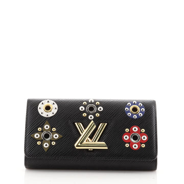 Louis Vuitton Twist Wallet Limited Edition Floral Patchwork Epi Leather