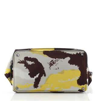 Valentino Camouart Belt Bag Printed Nylon