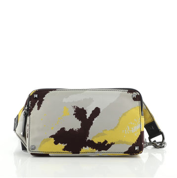 Valentino Camouart Belt Bag Printed Nylon