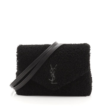 Saint Laurent LouLou Shoulder Bag Shearling Toy