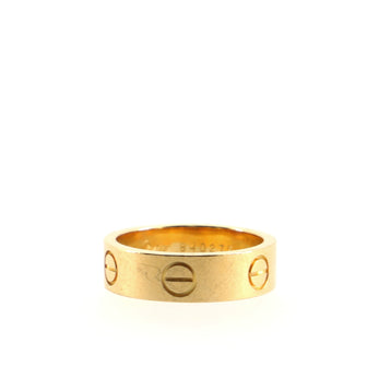Cartier Love Band Ring 18K Yellow Gold