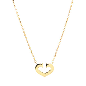Cartier C Heart de Cartier Pendant Necklace 18K Yellow Gold