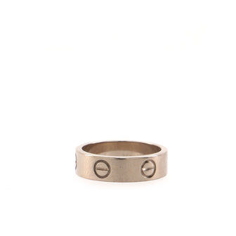 Cartier Love Band Ring 18K White Gold