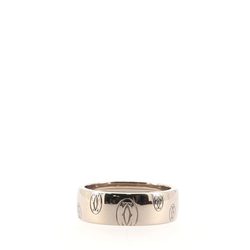 Cartier Logo de Cartier Band Ring 18K White Gold