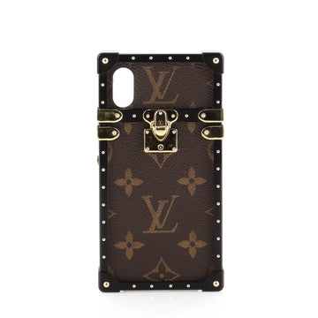 Louis Vuitton Eye Trunk with Strap for iPhone X Monogram Canvas