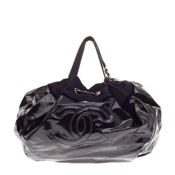Chanel Stretch Spirit Cabas Patent Vinyl Large