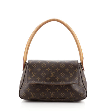 Louis Vuitton Looping Handbag Monogram Canvas Mini