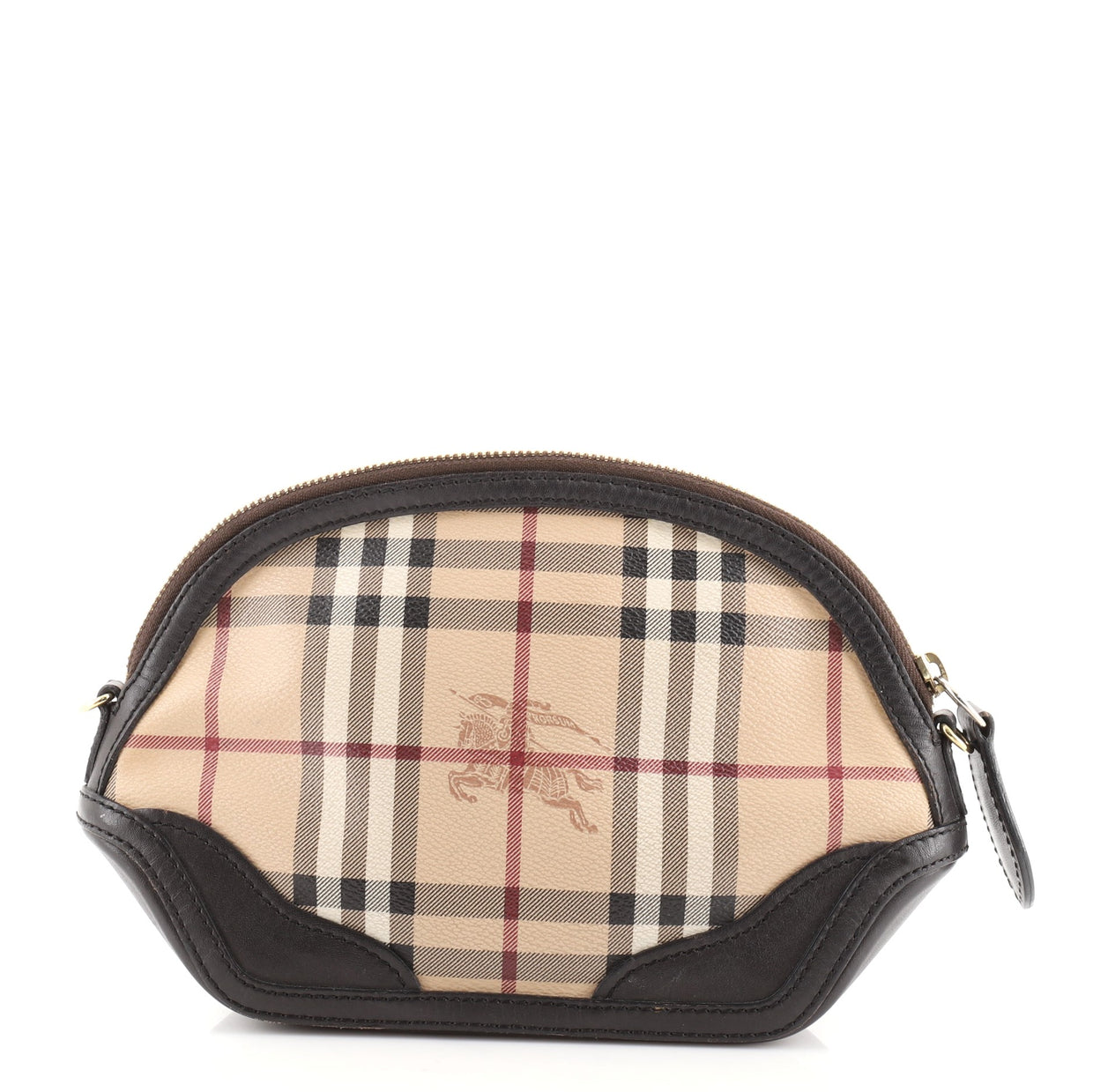 Burberry Orchard Crossbody Bag Haymarket Coated Canvas and Leather Mini