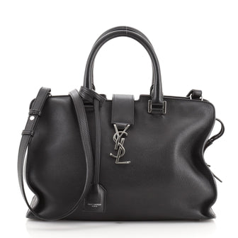 Saint Laurent Monogram Cabas Leather Small