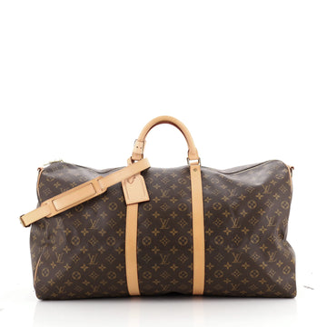 Louis Vuitton Keepall Bandouliere Bag Monogram Canvas 60