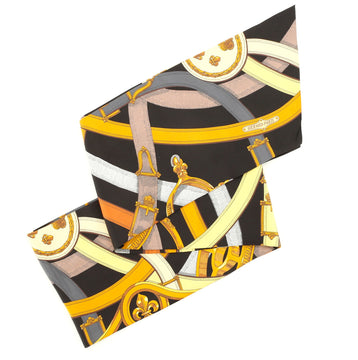 Hermes Cavalcadour Maxi Twilly Cut Printed Silk