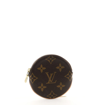 Louis Vuitton Round Coin Purse Monogram Canvas