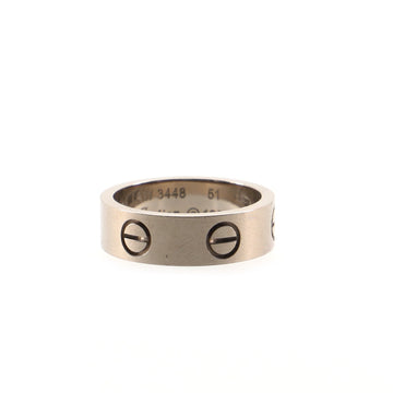 Cartier Love Band Ring 18K White Gold
