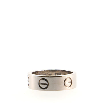 Cartier Love Band Ring 18K White Gold