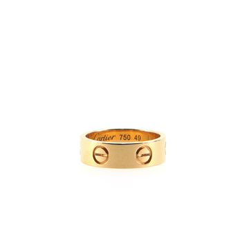 Cartier Love Band Ring 18K Rose Gold