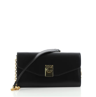 Celine C Wallet on Chain Leather