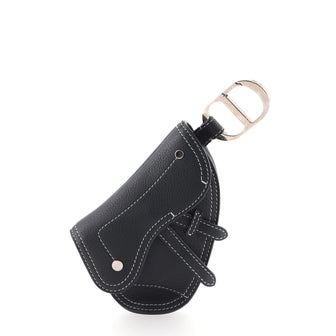Christian Dior Saddle Bag Charm Leather