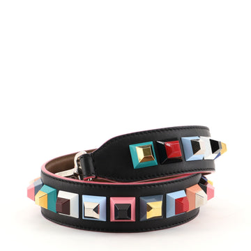 Fendi Kan I Shoulder Strap Studded Leather