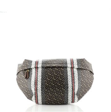 Burberry Bum Bag Monogram E-Canvas Medium