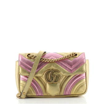 Gucci GG Marmont Flap Bag Matelasse Leather Mini