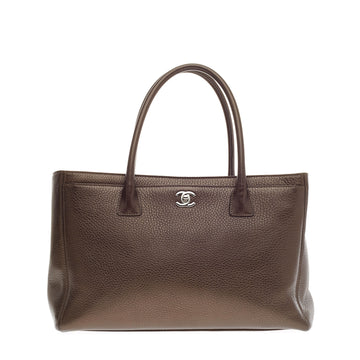 Chanel Cerf Executive Tote Leather Medium