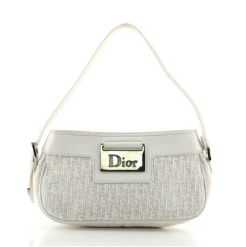 Christian Dior Vintage Trotter Street Chic Pochette Diorissimo Canvas