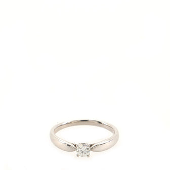 Tiffany & Co. Harmony Solitaire Ring Platinum with RBC Diamond 0.22CT