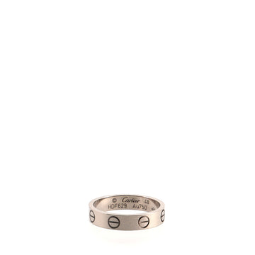 Cartier Love Wedding Band Ring 18K White Gold