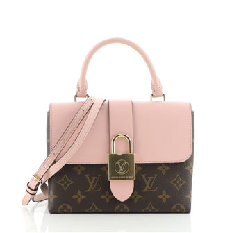 Louis Vuitton Locky Handbag Monogram Canvas with Leather BB