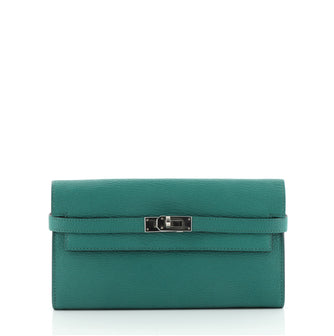 Hermes Kelly Wallet Chevre Mysore Long
