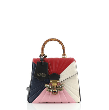 Gucci Queen Margaret Backpack Multicolor Quilted Leather Small