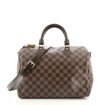 Louis Vuitton Speedy Bandouliere Bag Damier 30