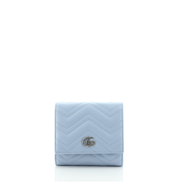 Gucci GG Marmont Wallet Matelasse Leather Compact