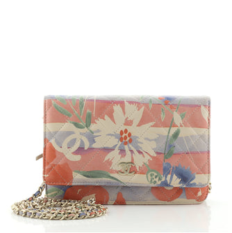Chanel Wallet on Chain Quilted Printed Lambskin