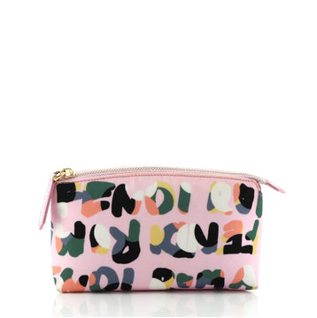 Fendi Graffiti Cosmetic Case Printed Nylon