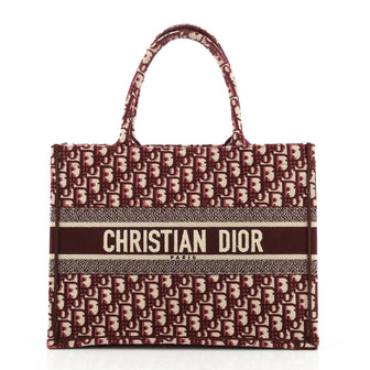 Christian Dior Book Tote Oblique Canvas Small