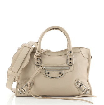 Balenciaga City Classic Metallic Edge Bag Leather Small