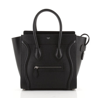 Celine Luggage Bag Grainy Leather Micro