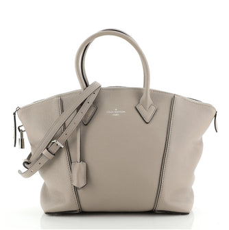 Louis Vuitton Soft Lockit Handbag Leather PM
