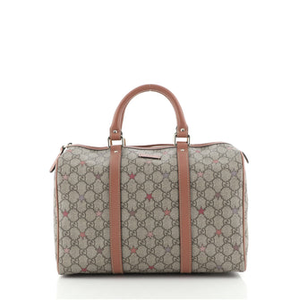 Gucci Joy Boston Bag Limited Edition GG Coated Canvas Medium