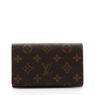 Louis Vuitton Porte Monnaie Tresor Wallet Monogram Canvas