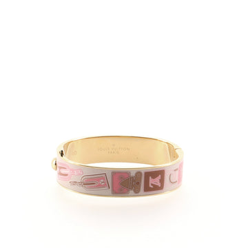 Louis Vuitton Confidential Bracelet Printed Enamel with Metal PM