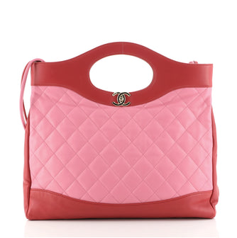 Chanel 31 Shopping Bag Quilted Lambskin Large