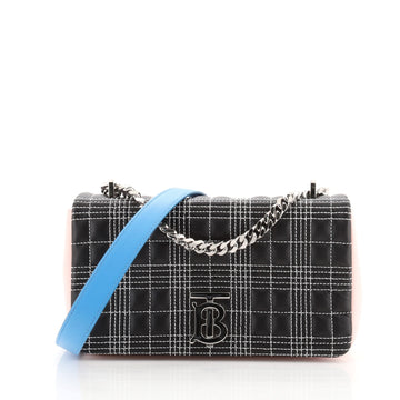 Burberry Tri-Tone Lola Shoulder Bag Leather