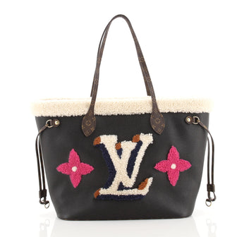 Louis Vuitton Neverfull NM Tote Monogram Teddy MM