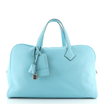 Hermes Victoria II Travel Handbag Clemence 43