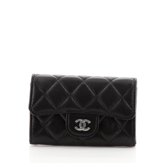 Chanel Classic Flap Card Case Quilted Lambskin